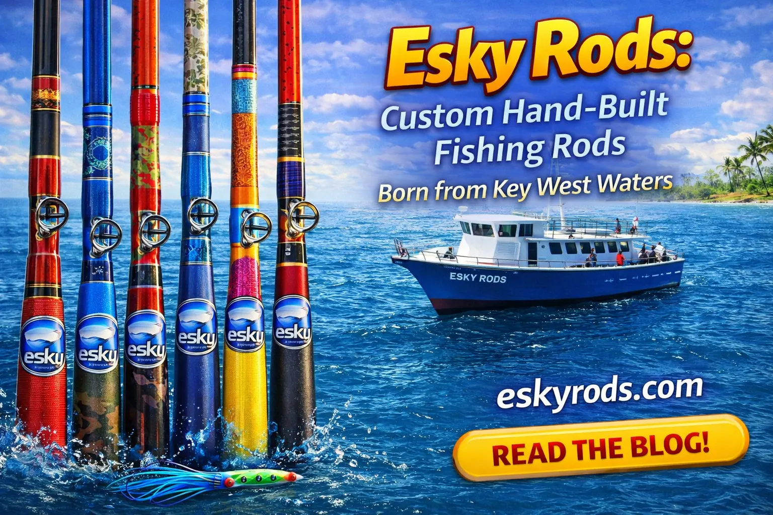 Esky Rods: Custom Hand-Built Fishing Rods Born from Key West Waters - Key West fishing guide by Gulfstream