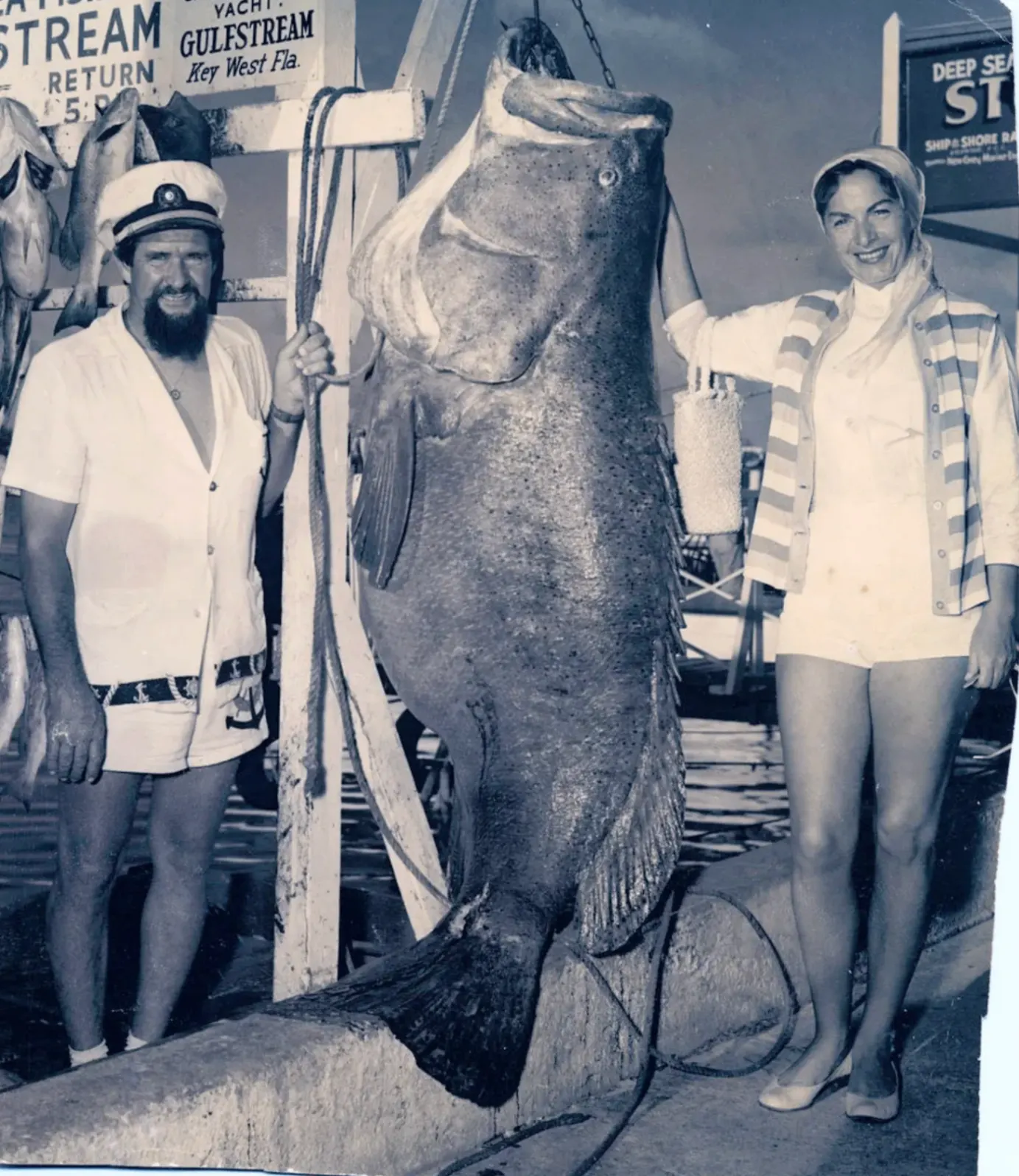 Gulfstream party boat fishing vessel 1953 Key West Florida