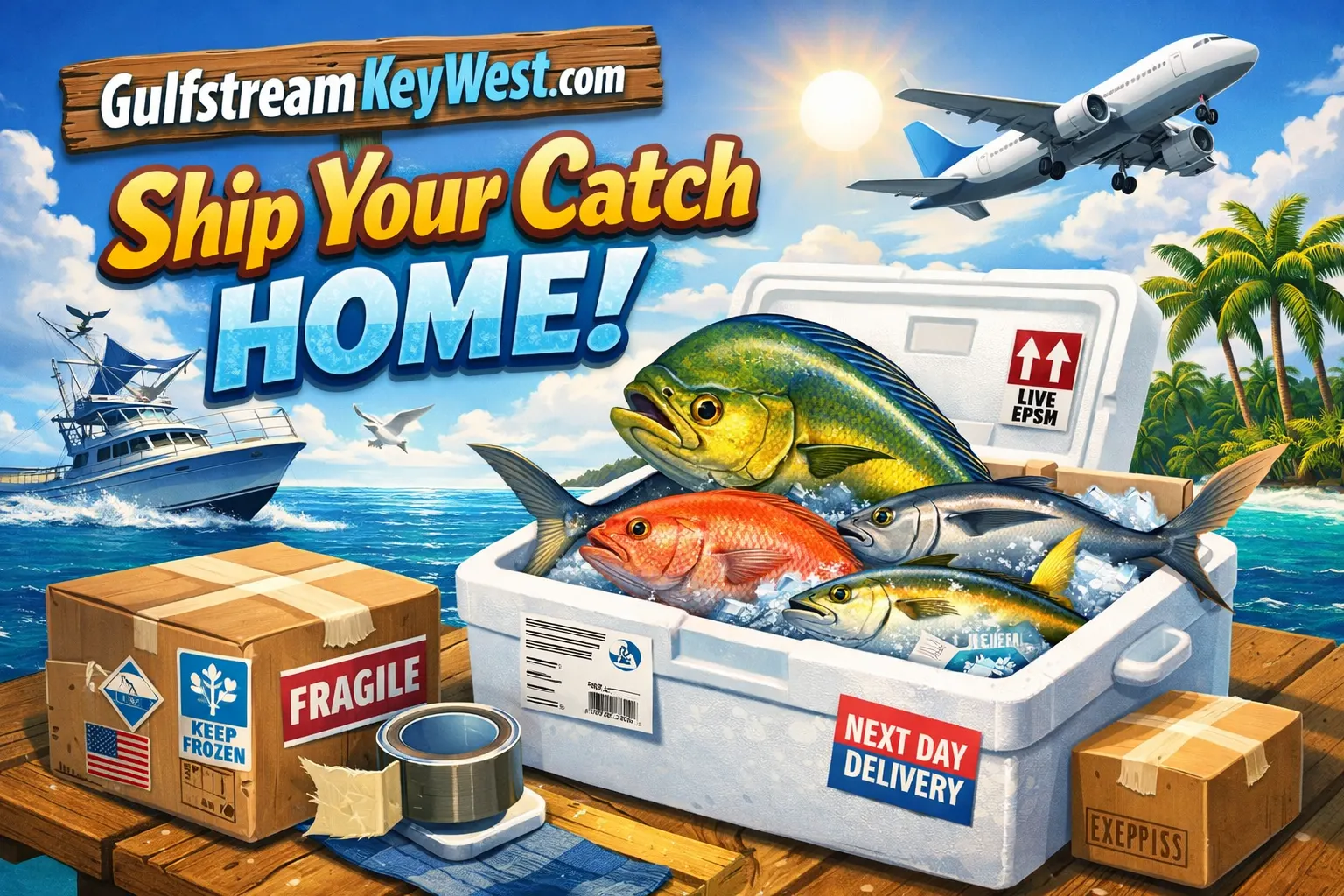 How to Ship Fish Home from Key West | Packing, Flying & Shipping Guide
